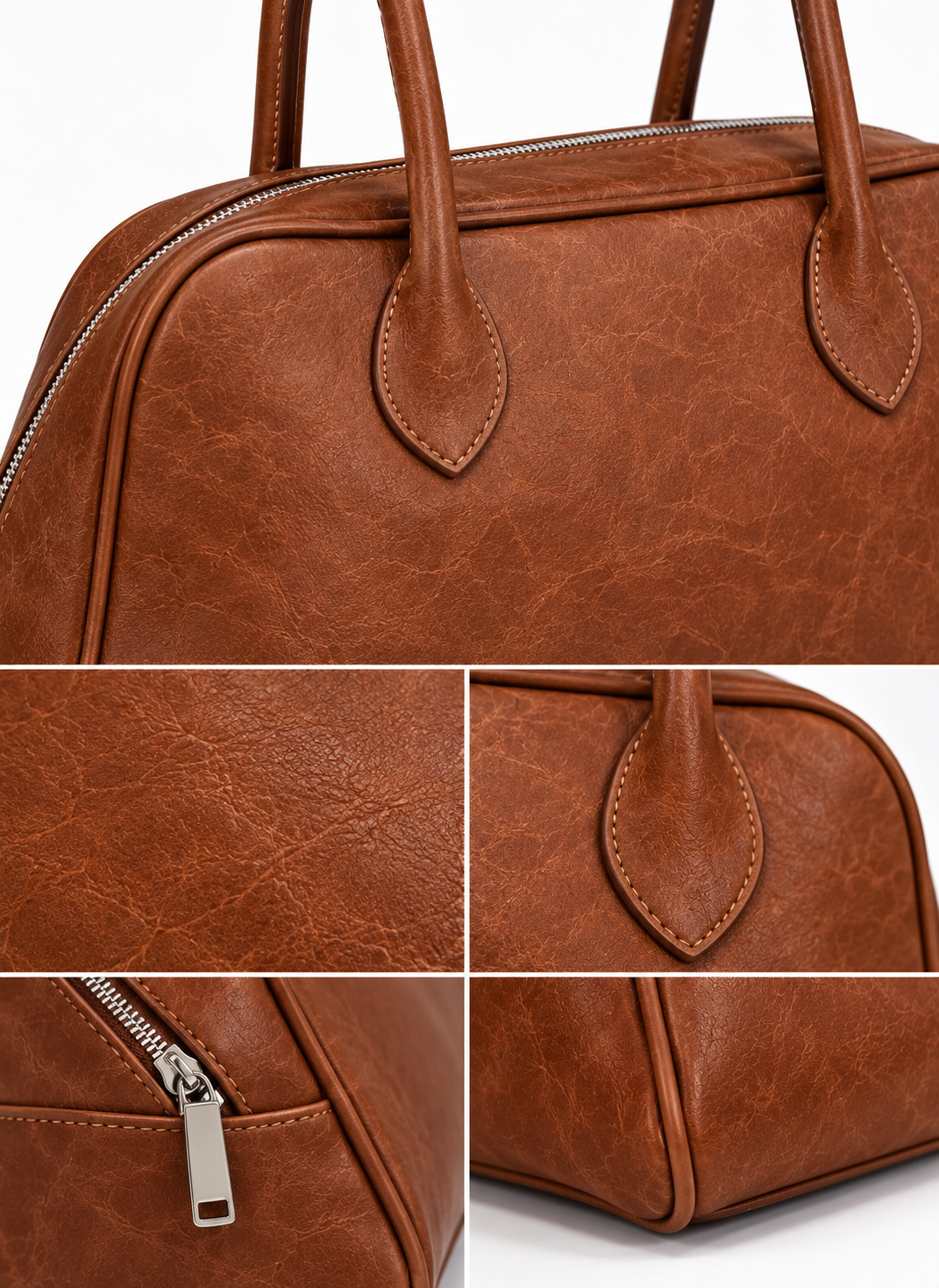 Bolso bowling de hombro con doble asa – TORINO