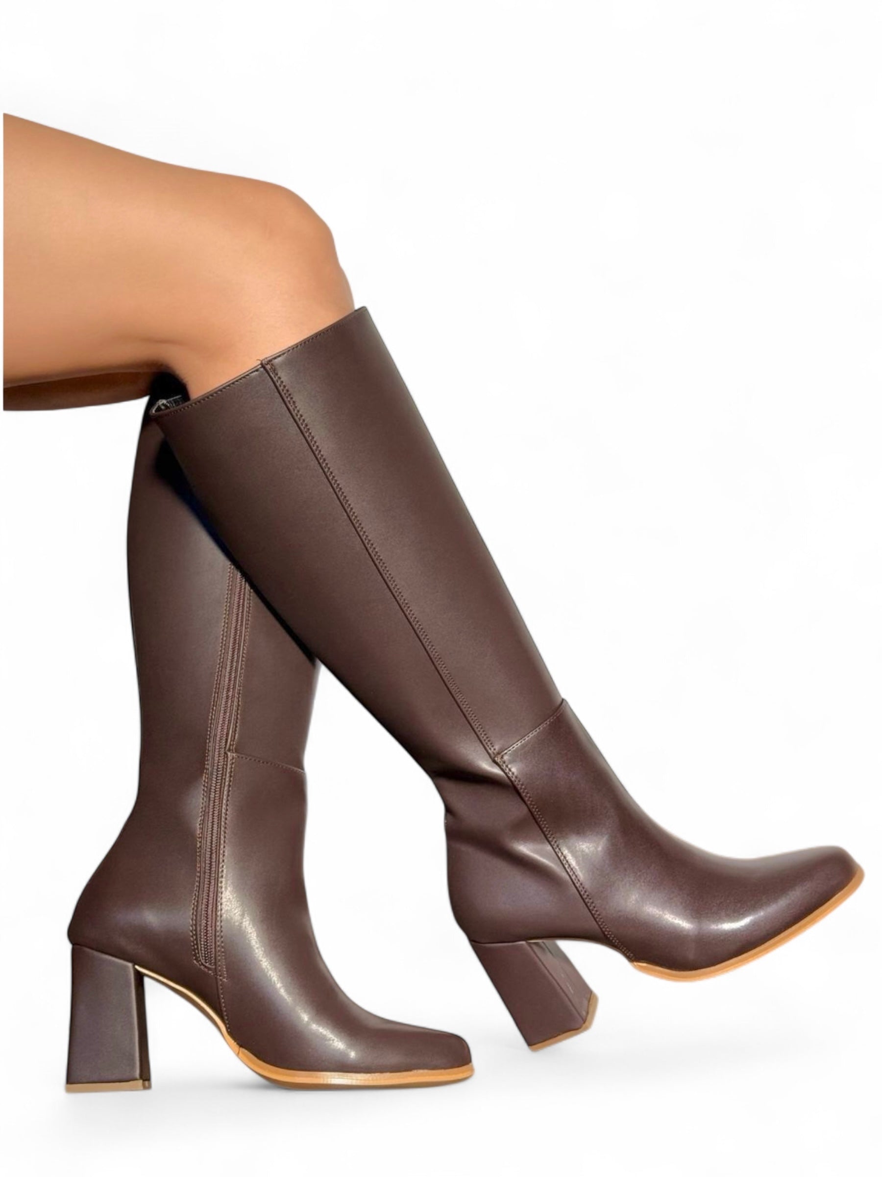 DALALI Botas altas de tacón bloque