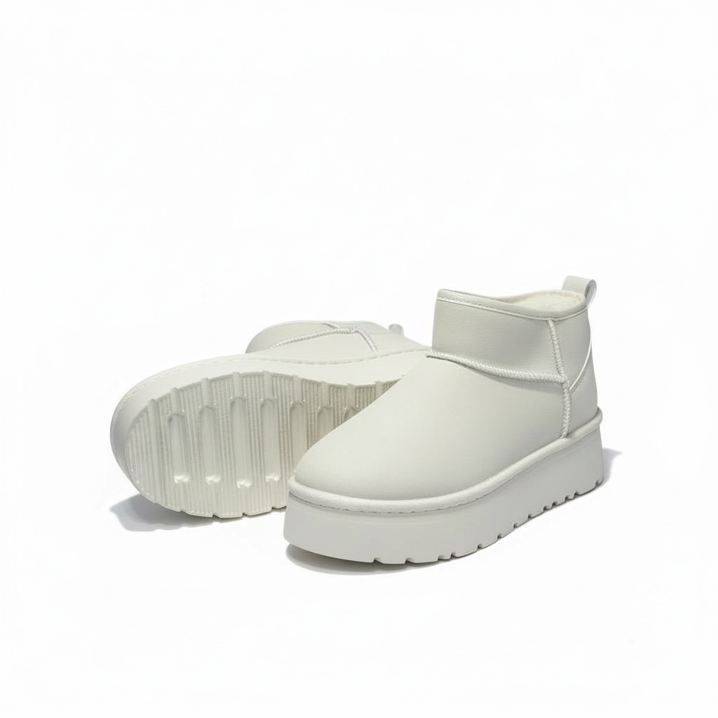 AUSTRALIA - Bota corta invernal afelpada y plataforma