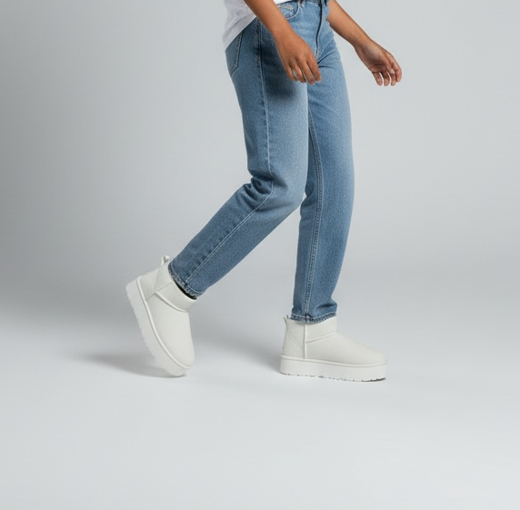 AUSTRALIA - Bota corta invernal afelpada y plataforma