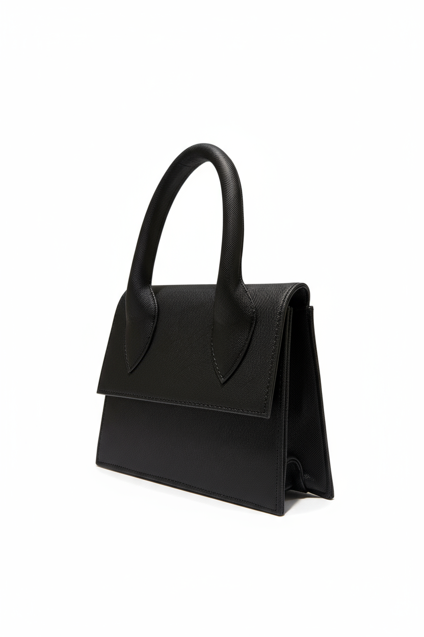 PALERMO – Bolsa mini estructurada con asa rígida y correa desmontable