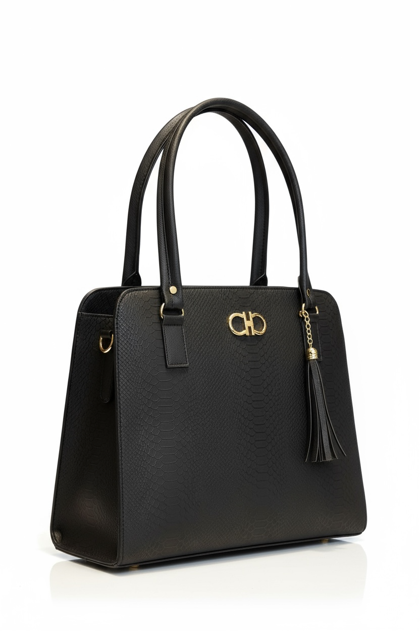 OTTU – Bolsa grande con doble asa y detalle de borla