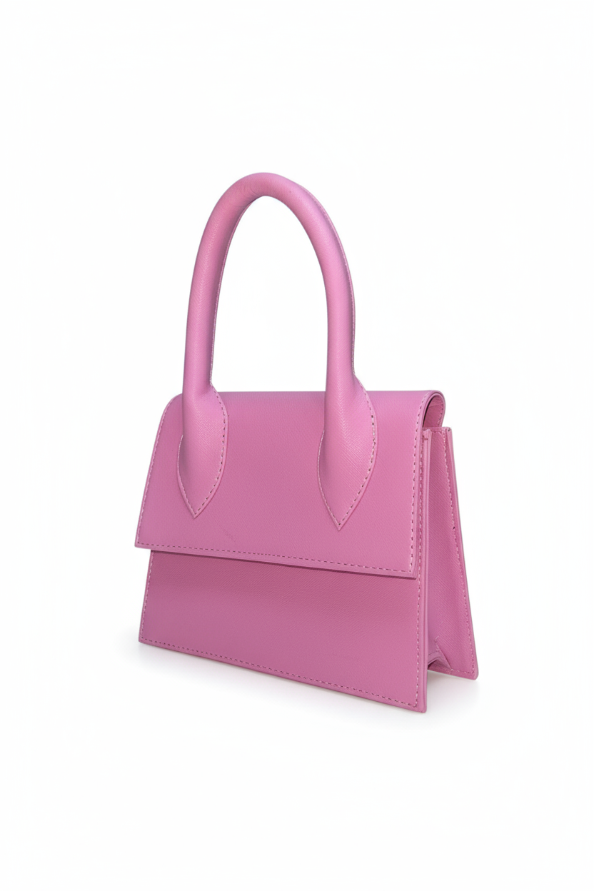 PALERMO – Bolsa mini estructurada con asa rígida y correa desmontable