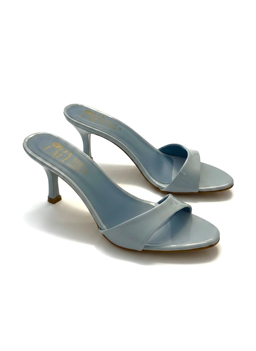 Zapatilla abierta sueca para verano con tacón aguja 6 cm, marca DALALI, tallas 23 a 26