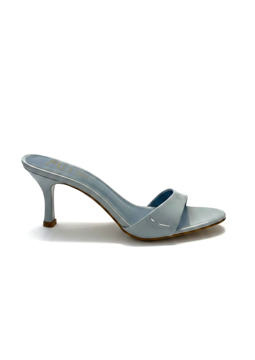 Zapatilla abierta sueca para verano con tacón aguja 6 cm, marca DALALI, tallas 23 a 26