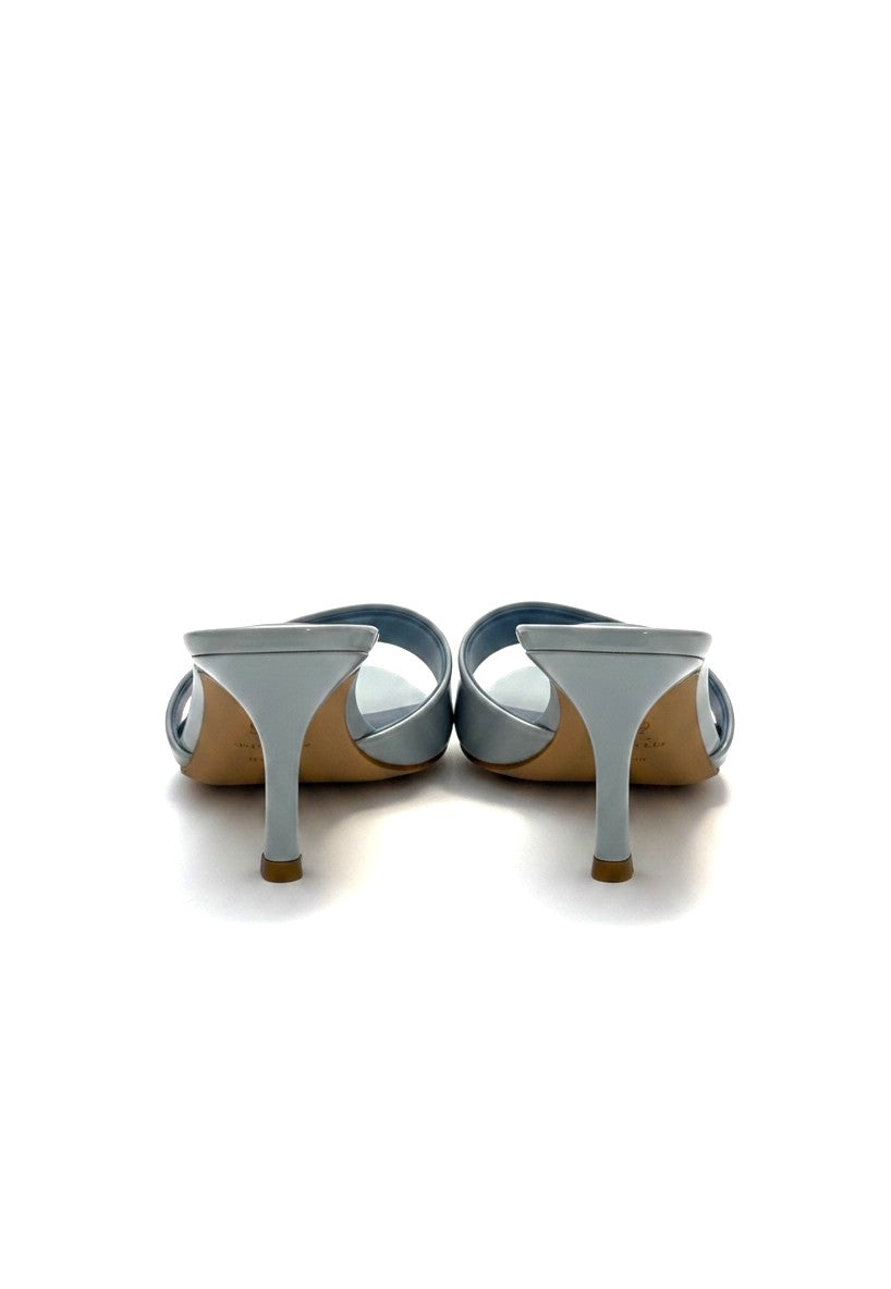 Zapatilla abierta sueca para verano con tacón aguja 6 cm, marca DALALI, tallas 23 a 26