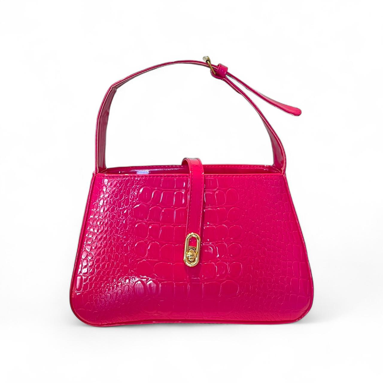 ALLEGRE - Bolsa Mediana  Croco Brillo