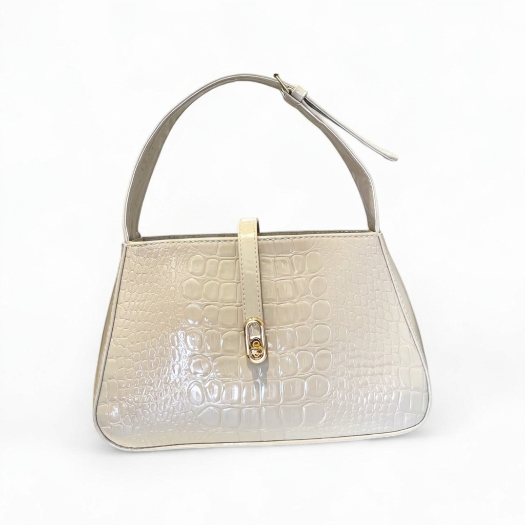 ALLEGRE - Bolsa Mediana  Croco Brillo