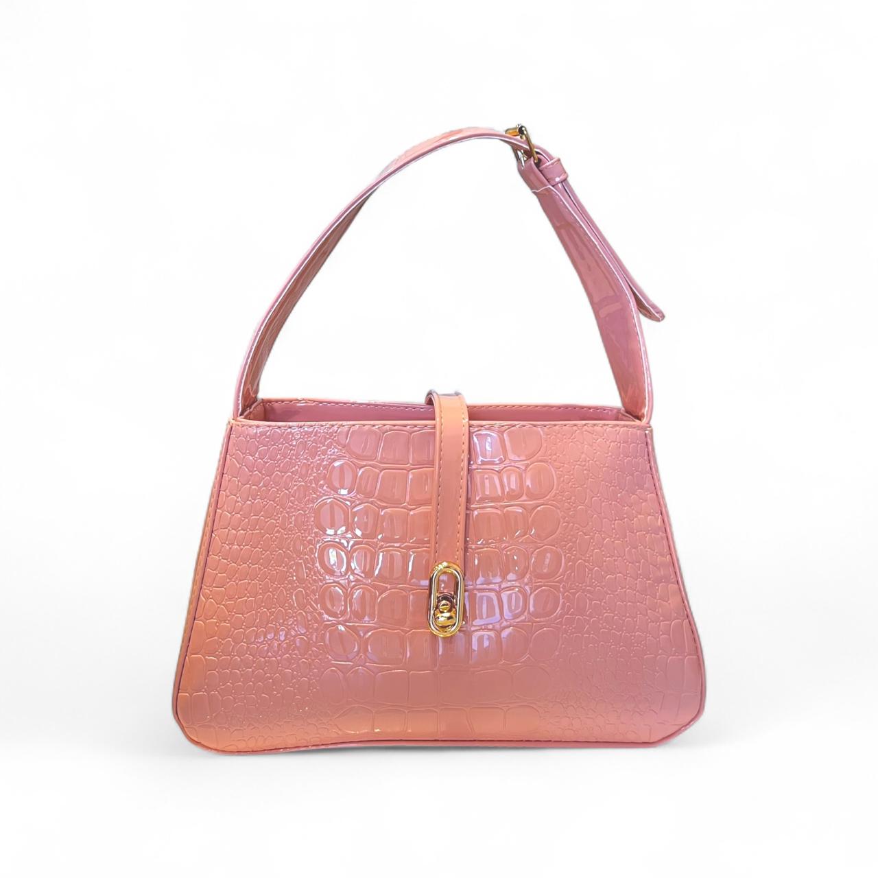 ALLEGRE - Bolsa Mediana  Croco Brillo