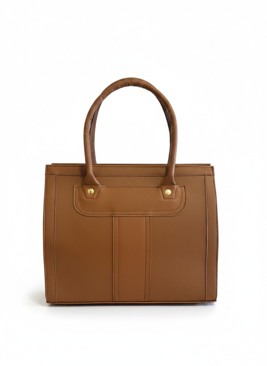 Bolso tote mediano con bolsillos laterales – AMSTERDAM