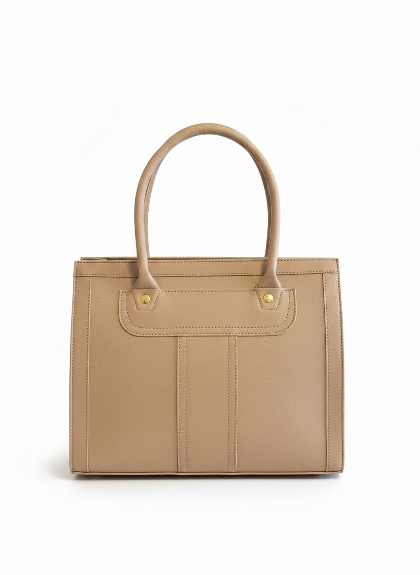 Bolso tote mediano con bolsillos laterales – AMSTERDAM
