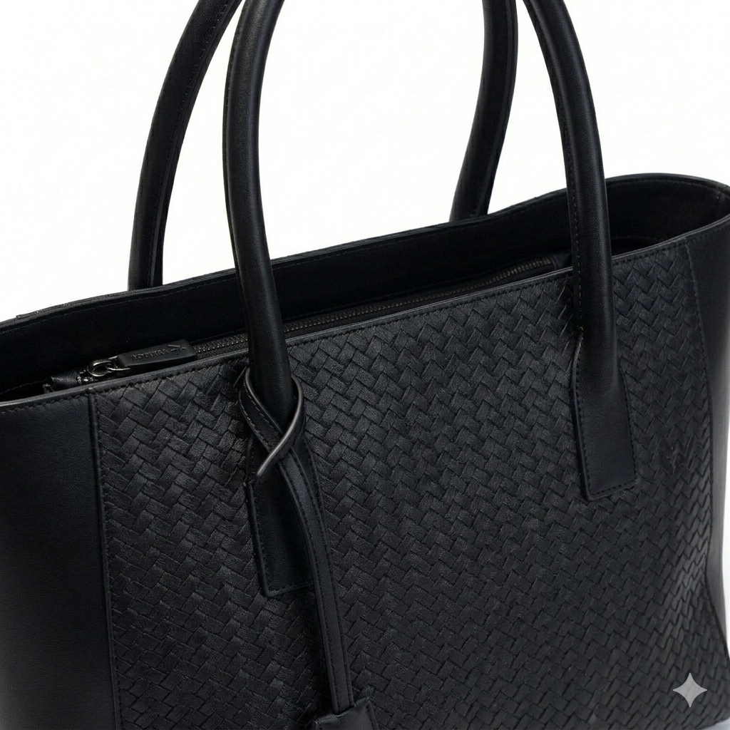 AUREA – Bolso grande tipo tote negro para uso diario