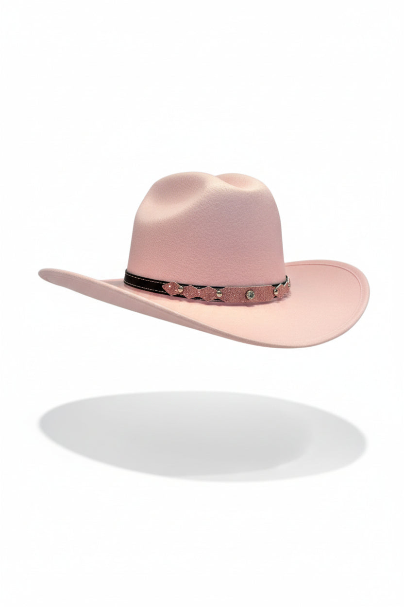 BLUSH RODEO – Texana cowboy vaquera rosa pastel