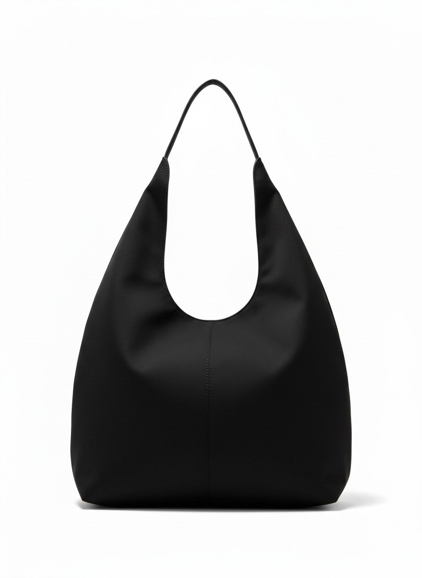 Bolsa hobo gamuza amplia casual de hombro  – SAVONA