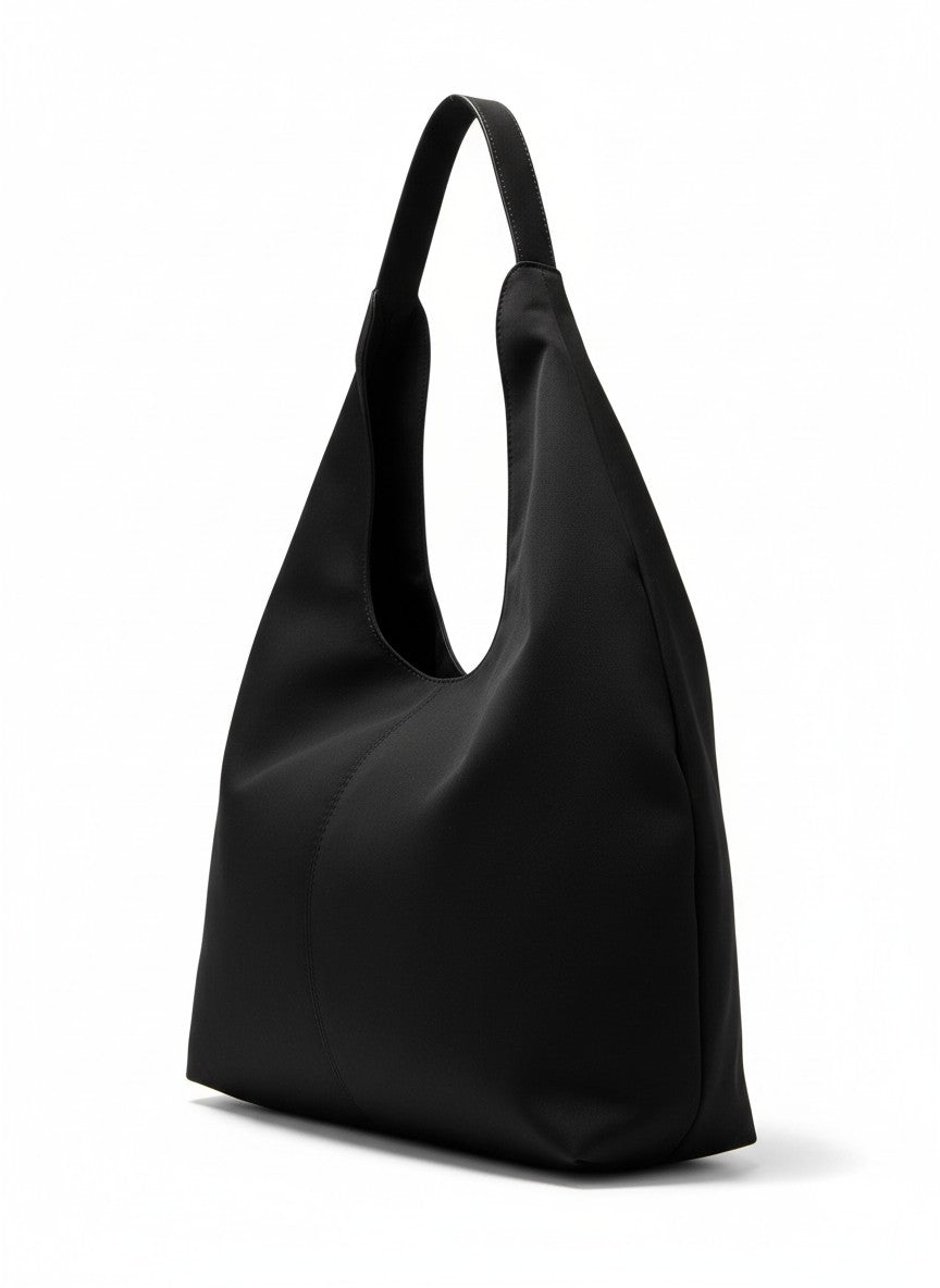 Bolsa hobo gamuza amplia casual de hombro  – SAVONA