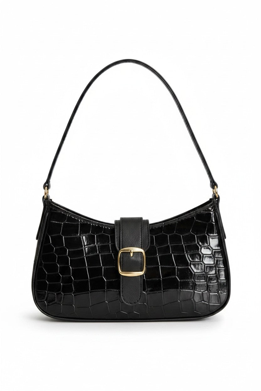 NÁPOLES – Bolsa pequeña de hombro tipo hobo shoulder casual