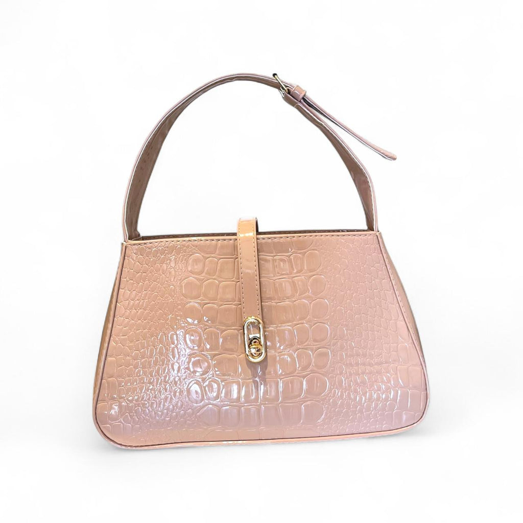 ALLEGRE - Bolsa Mediana  Croco Brillo