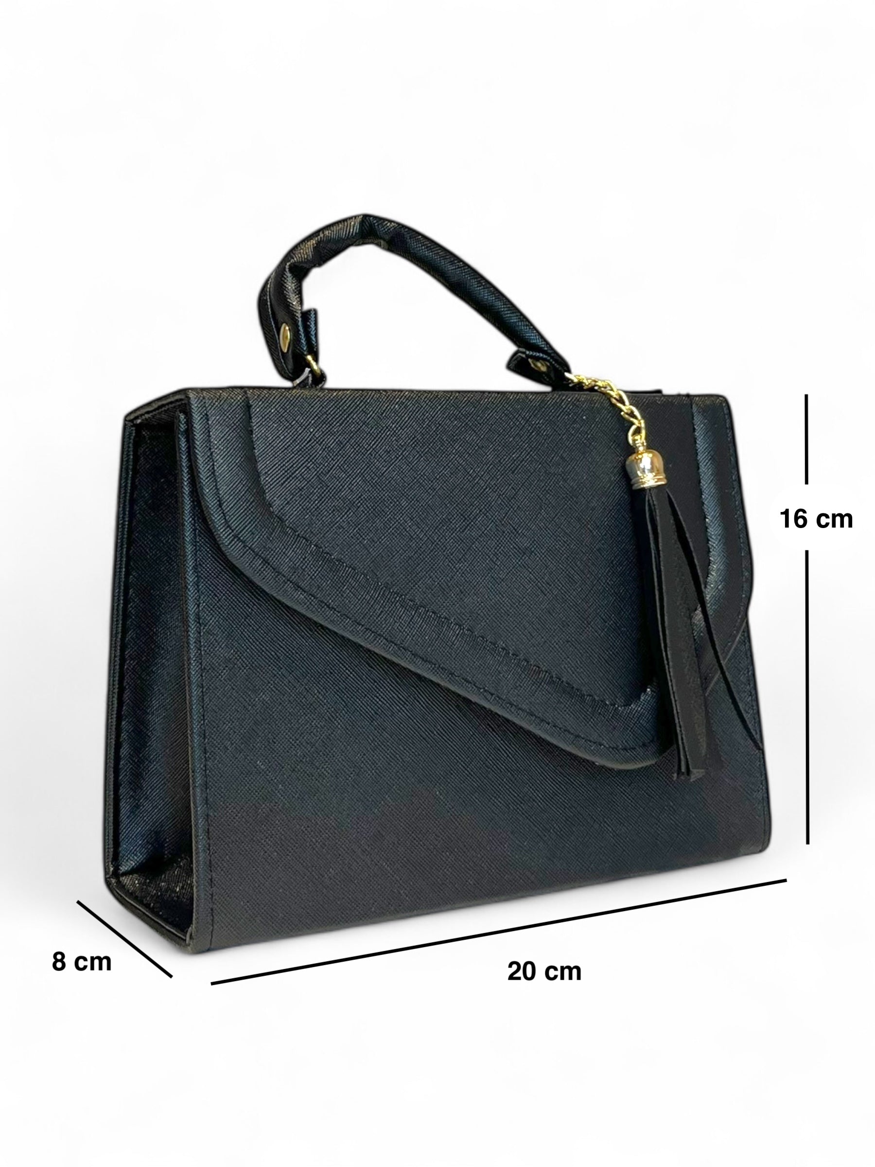 VIENA – Bolso mini crossbody acolchado con borla decorativa