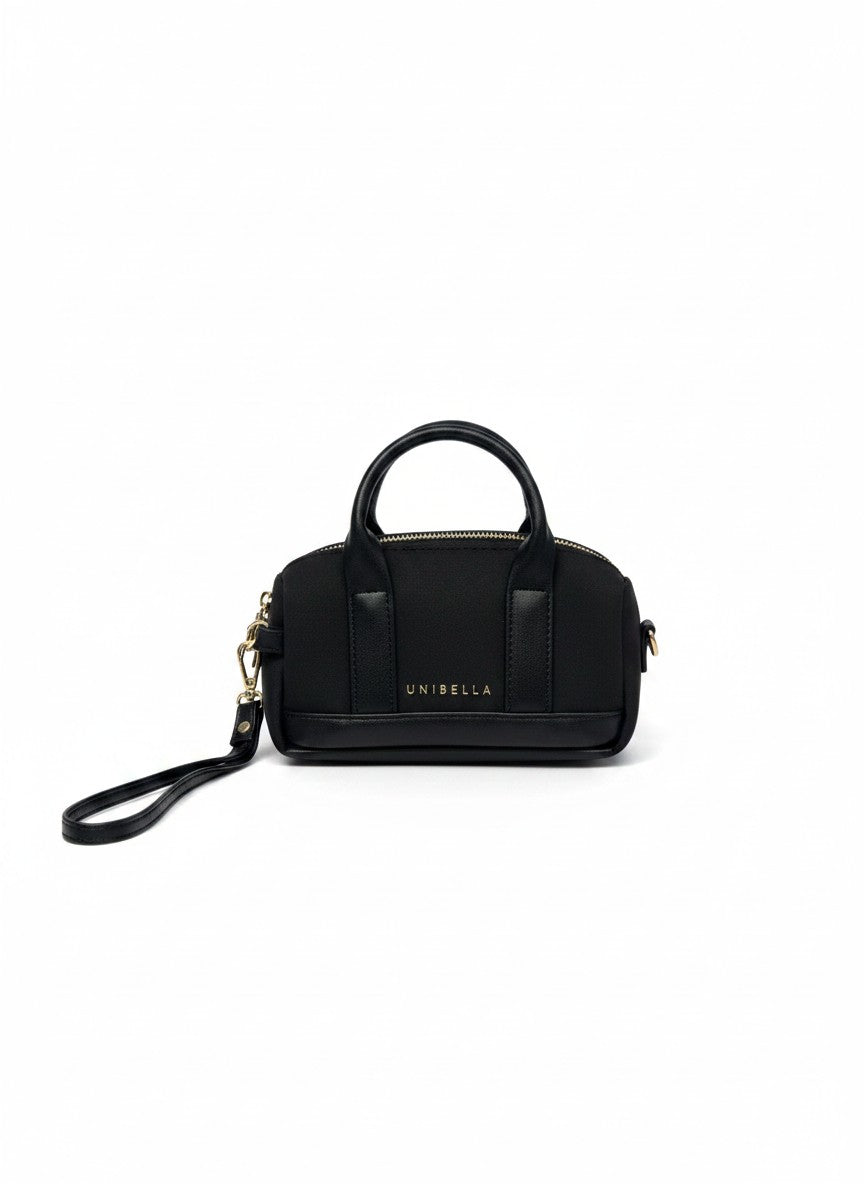 Bolsa mini de mano con muñequera – MALTA color negro, DALALI MX