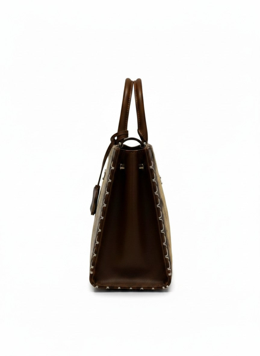 Set de bolsa de mano 100% piel animal print – AUSTIN
