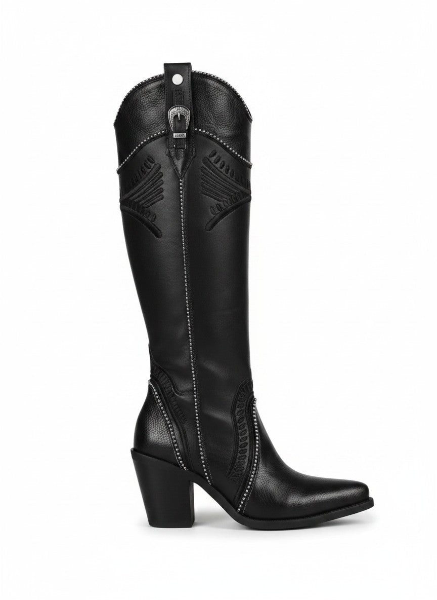 Bota vaquera ZACATECAS color negro, DALALI MX