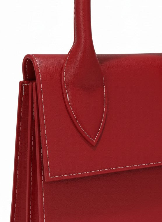 Bolsa pequeña estructurada de una asa con correa larga  - PALERMO