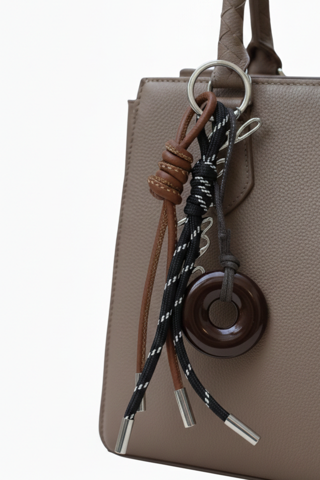 DONI - Charm llavero decorativo para bolso con colgante de dona