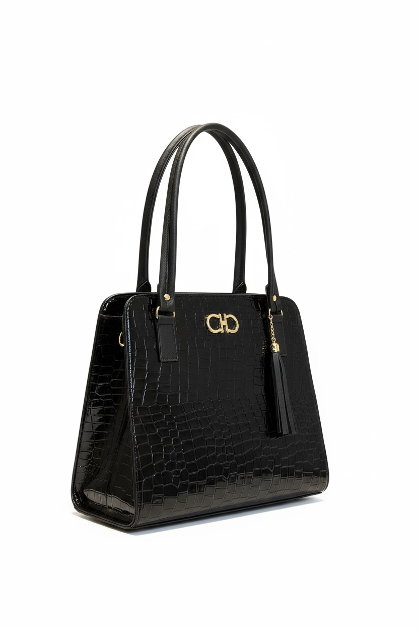 OTTU – Bolsa grande con doble asa y detalle de borla