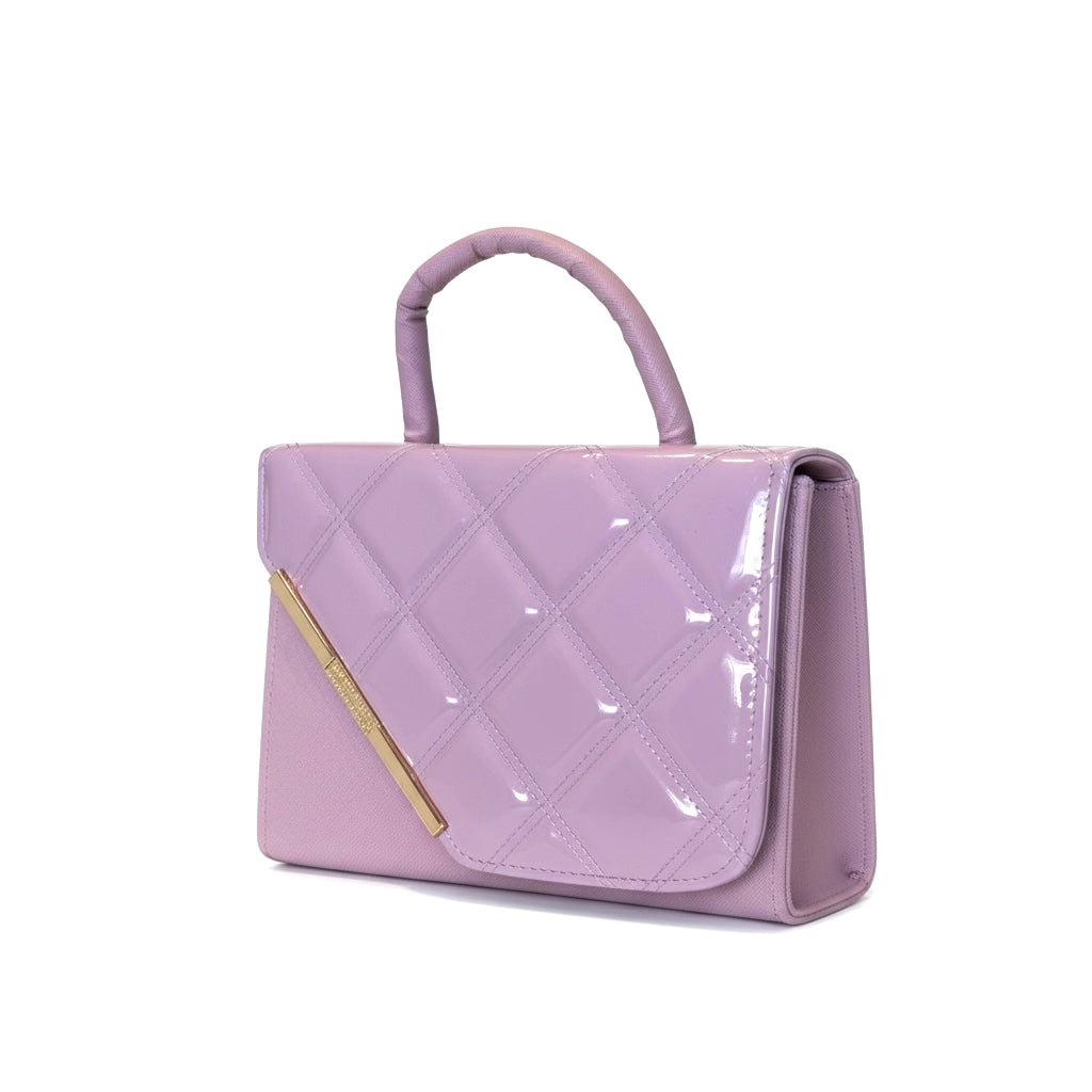 AMATISTA — Bolso de Mano Acolchado con Detalle Dorado