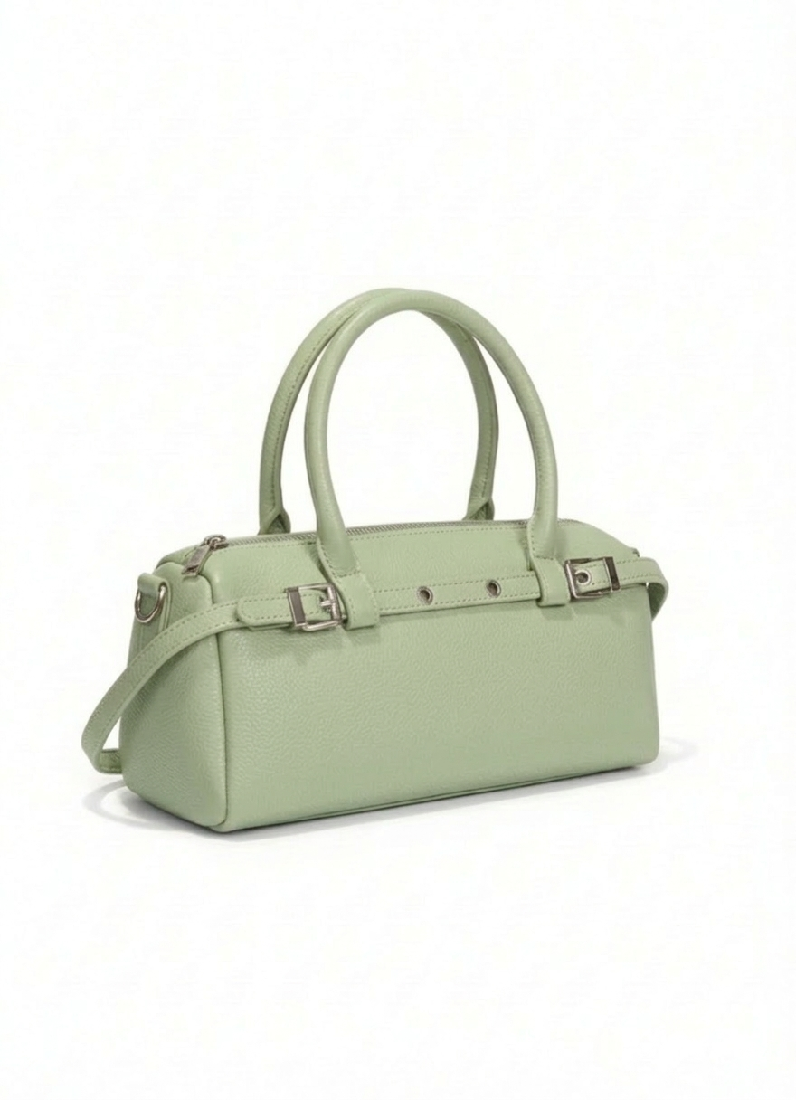 VERONA – Bolsa de mano tipo baguette estructurada casual