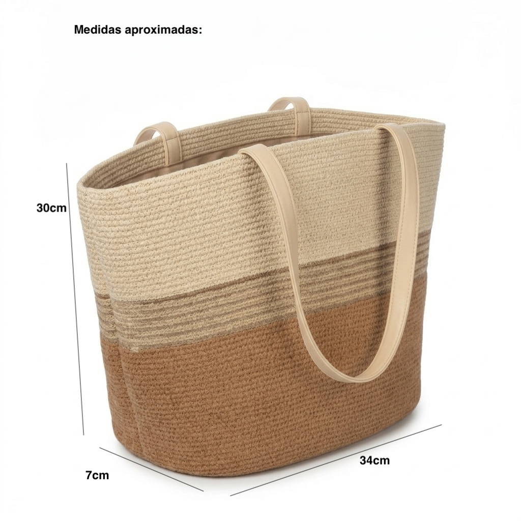 PALMA – Bolso tipo tote de gran capacidad para playa