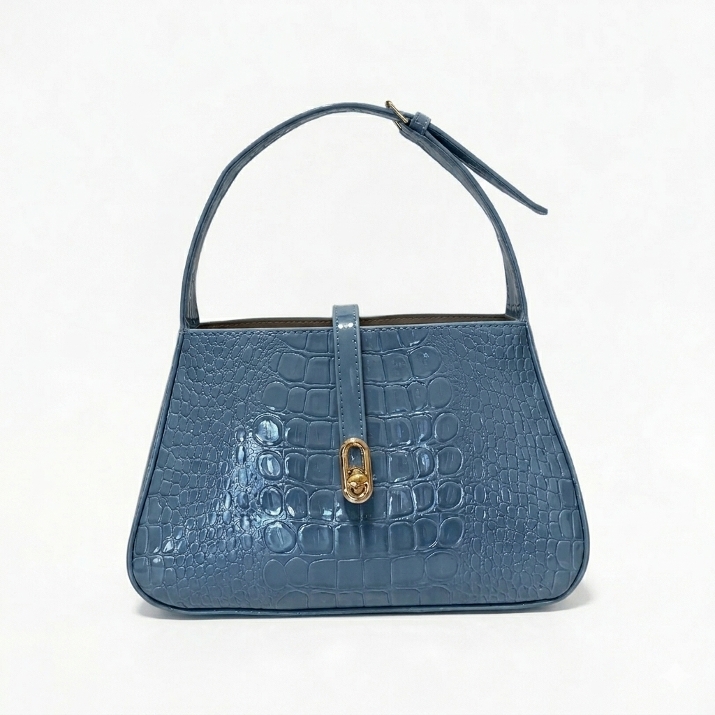 ALLEGRE - Bolsa Mediana  Croco Brillo