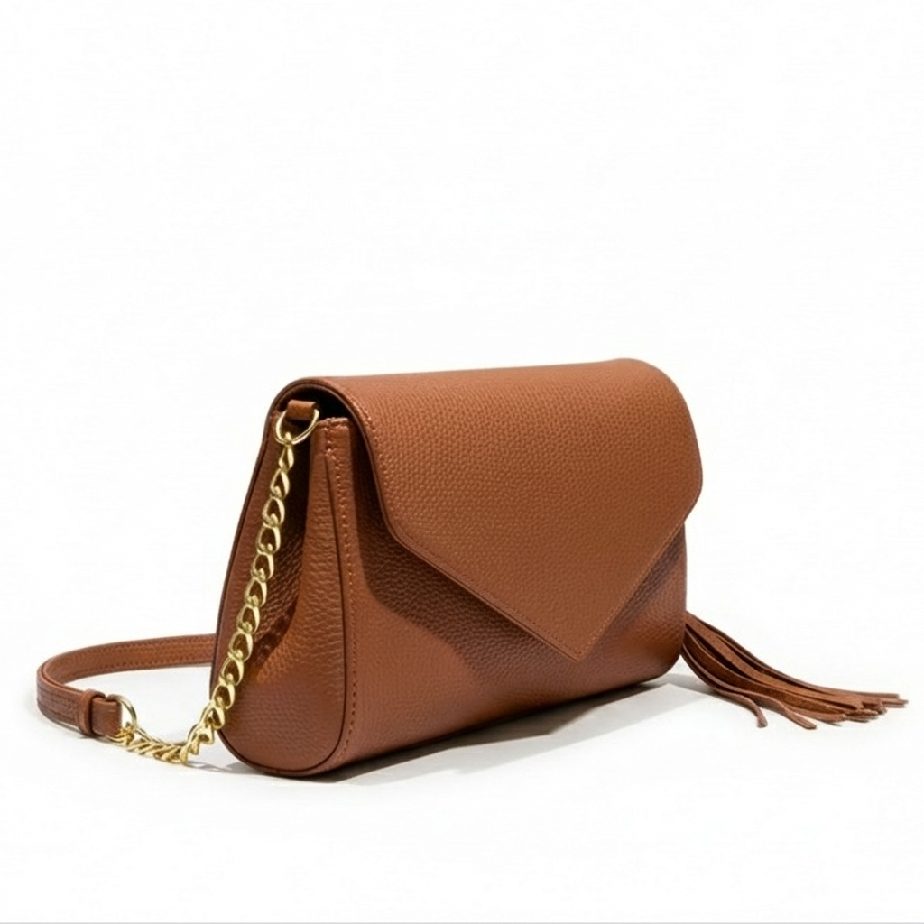 ESTELA - Bolso carteron estilo banderola de diseño minimalista