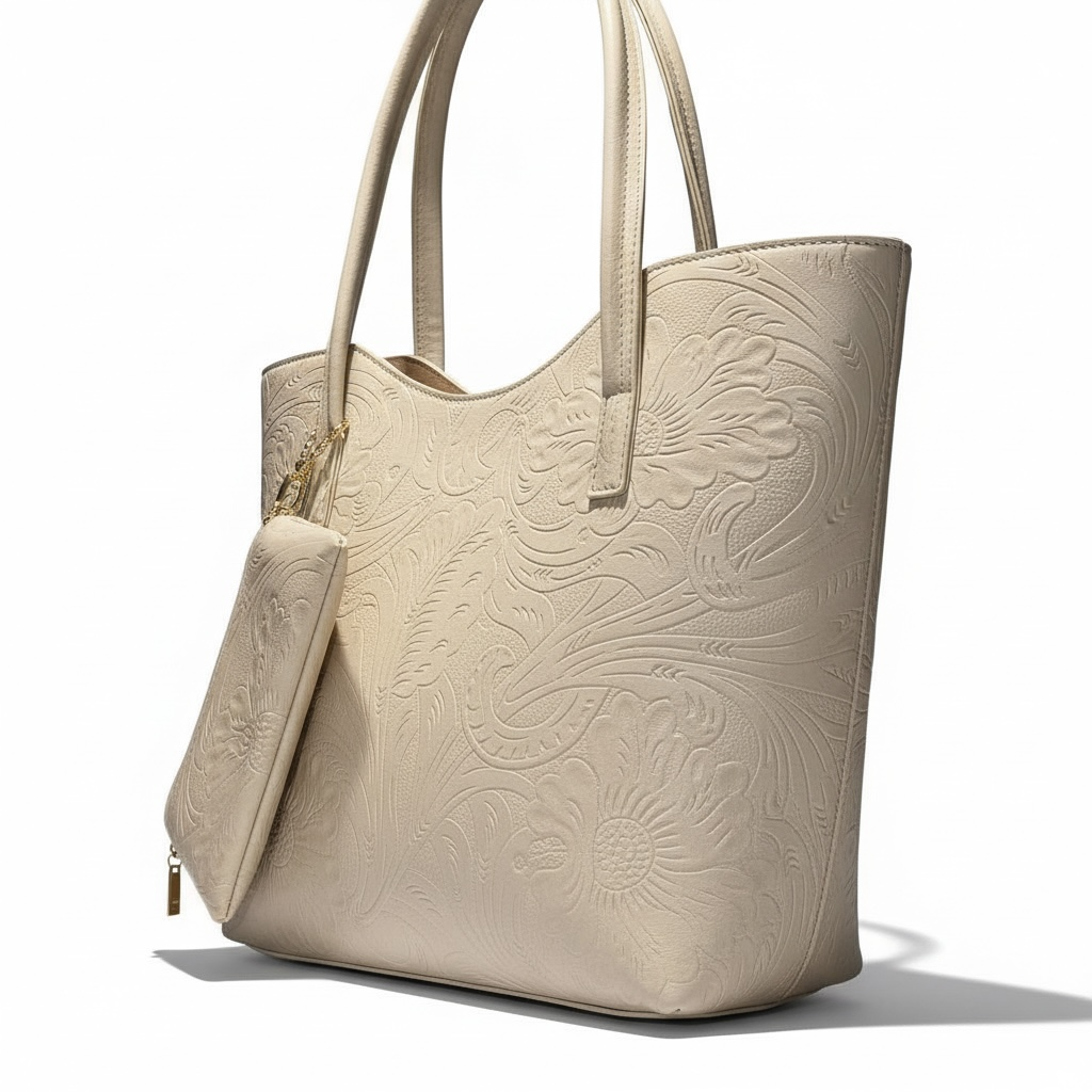 ROBLE — Bolso Tote Floral con Monedero Externo