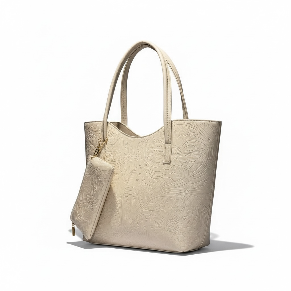 ROBLE — Bolso Tote Floral con Monedero Externo