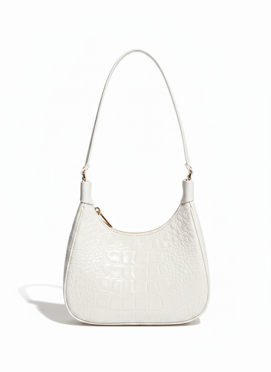 Bolso mini croco de hombro para mujer – MARBELLA