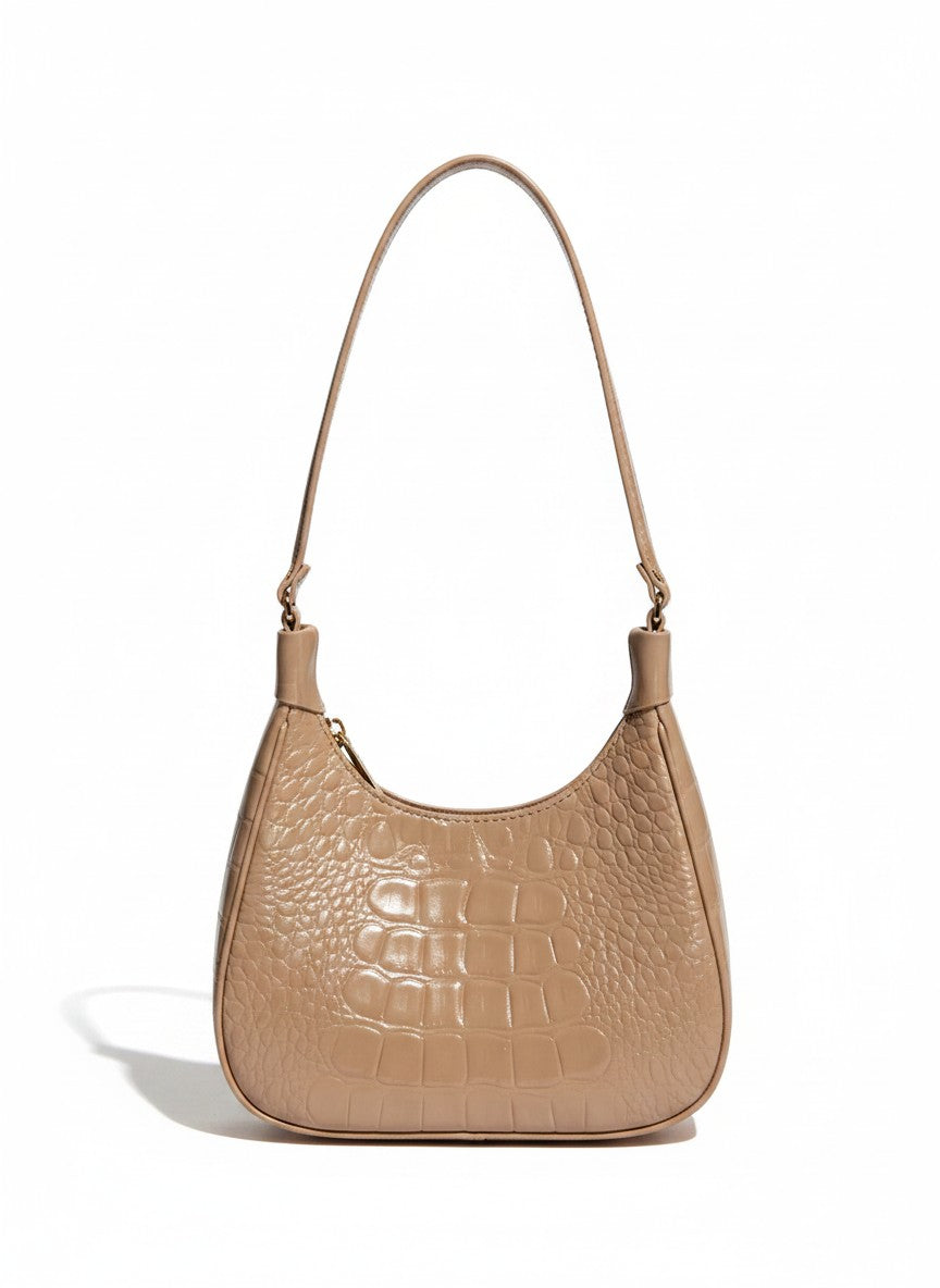 Bolso mini croco de hombro para mujer – MARBELLA