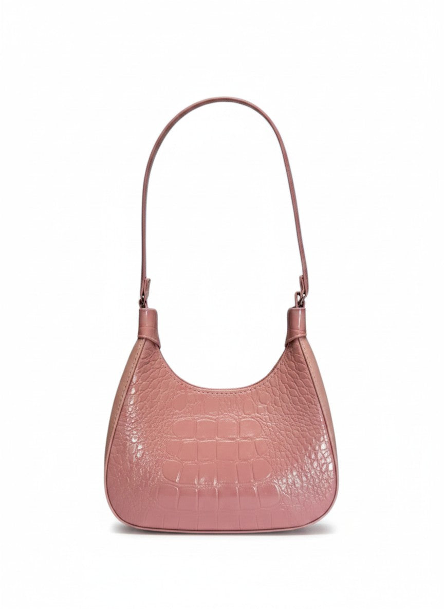 Bolso mini croco de hombro para mujer – MARBELLA