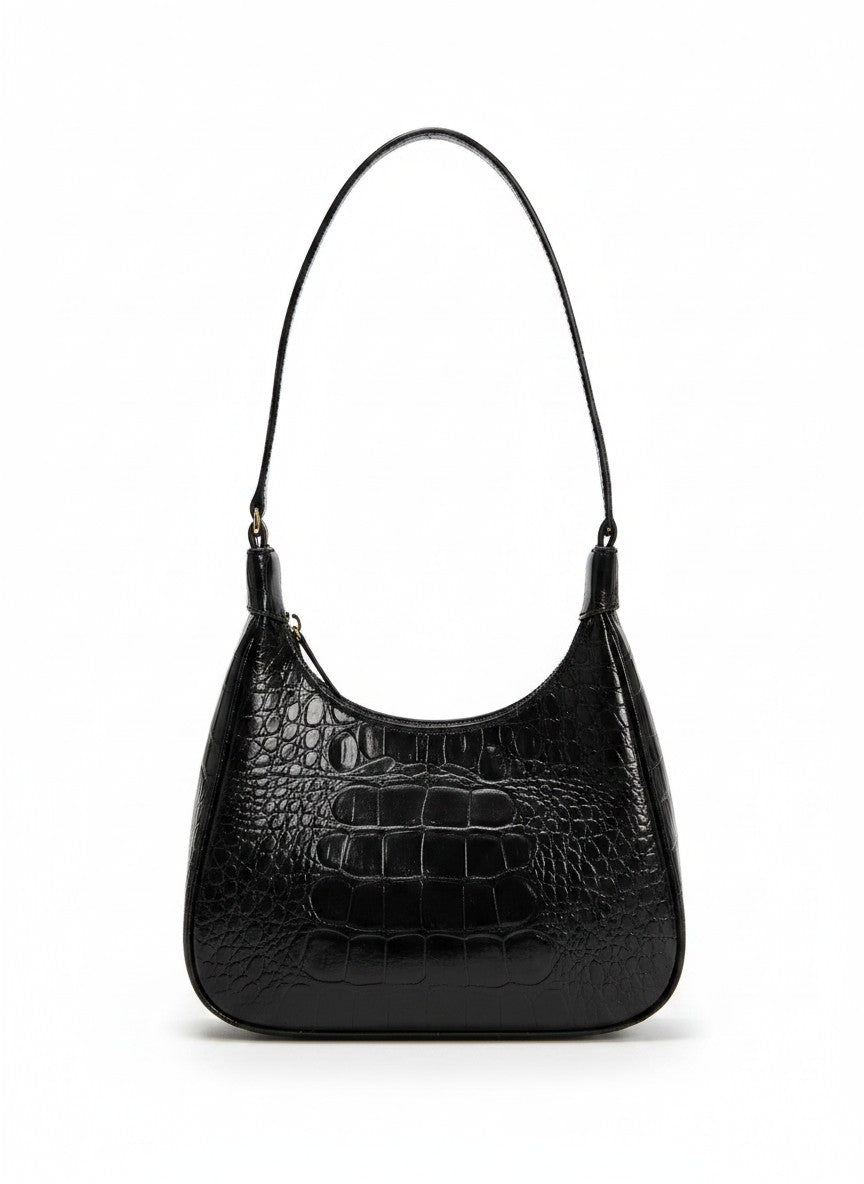 Bolso mini croco de hombro para mujer – MARBELLA