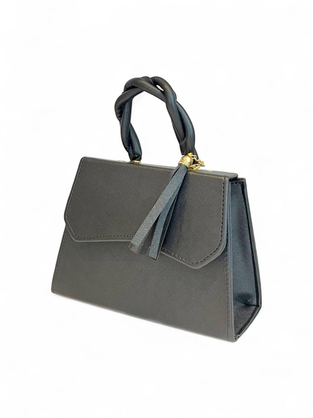 ALYA - Bolso Pequeño  Estructurado Asa Trenzada