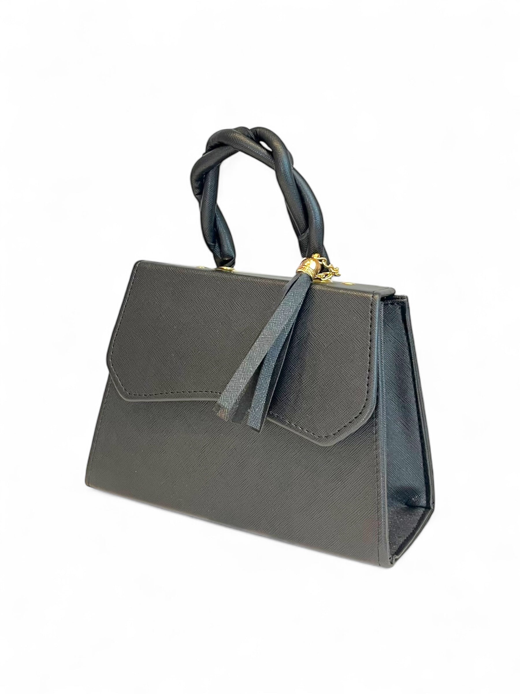 ALYA - Bolso Pequeño  Estructurado Asa Trenzada