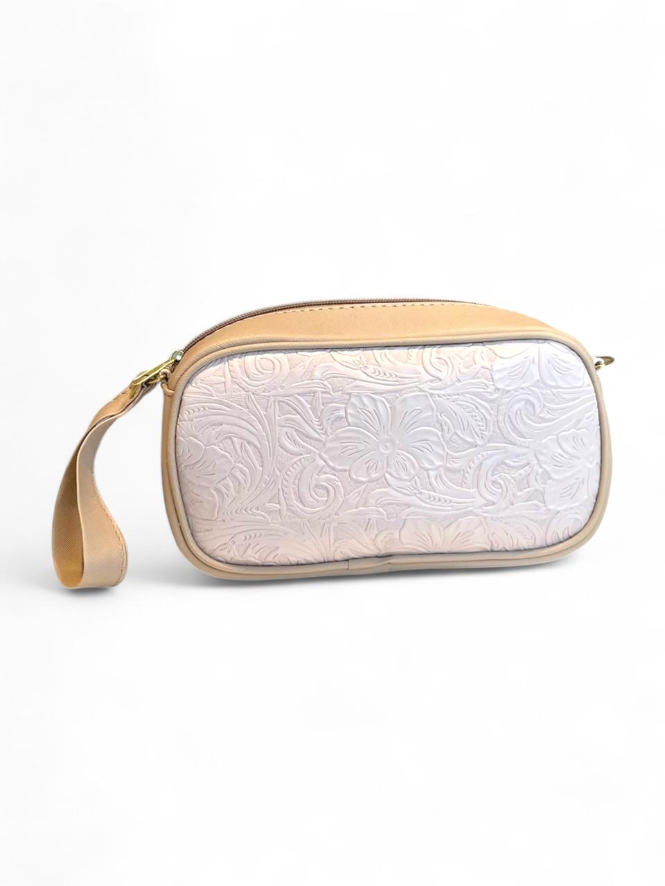LIRA - Bolsa Pequeña  Floral Texturizada