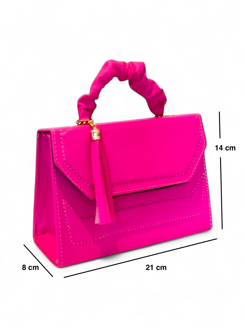 NOA - Bolsa Mini  Estructurada con Asa Scrunchie
