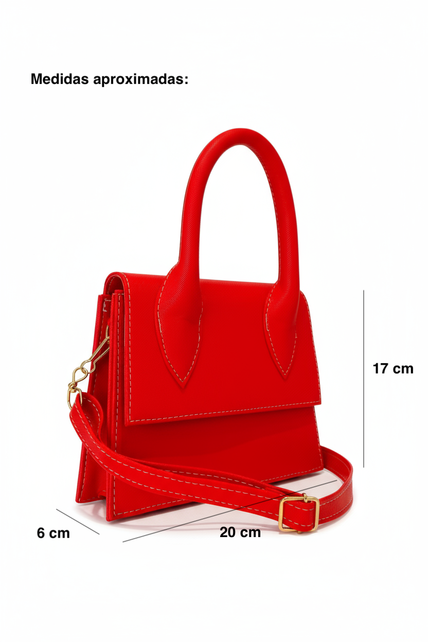 PALERMO –Bolsa estructurada tipo satchel mini