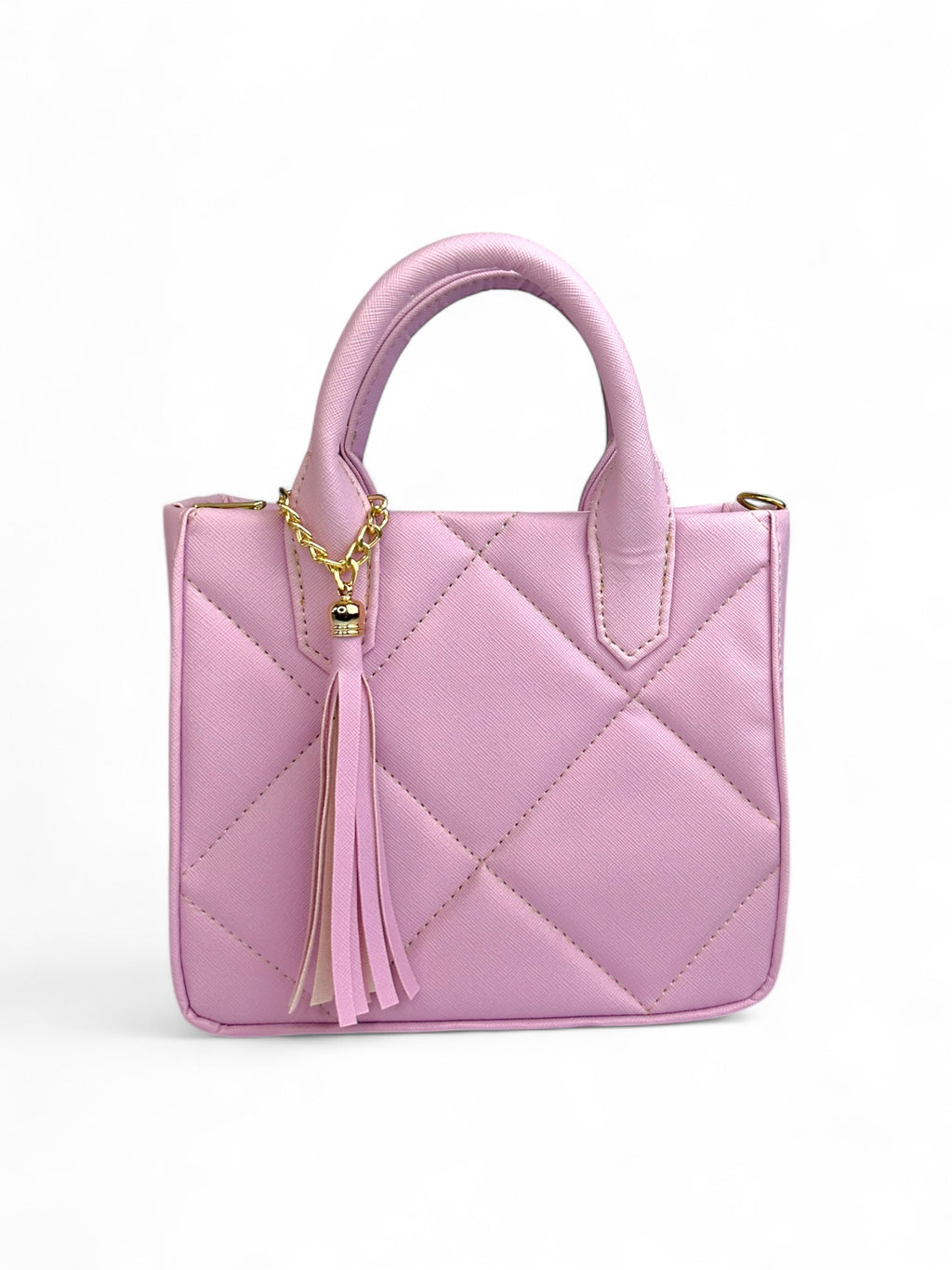 ABRIL - Bolsa mini acolchada  con borla decorativa