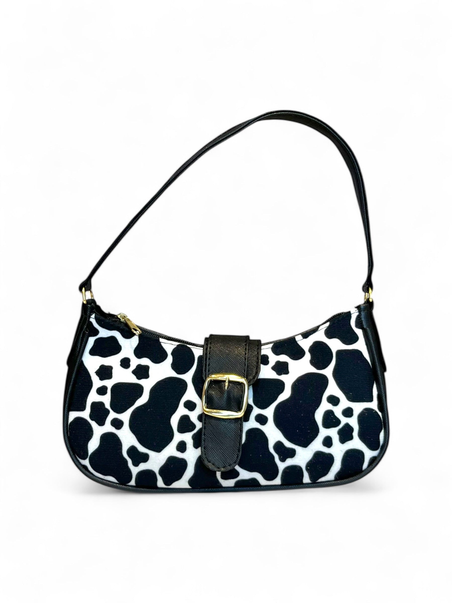 LISBOA – Bolso mini de hombro estilo Hobo con estampado animal print