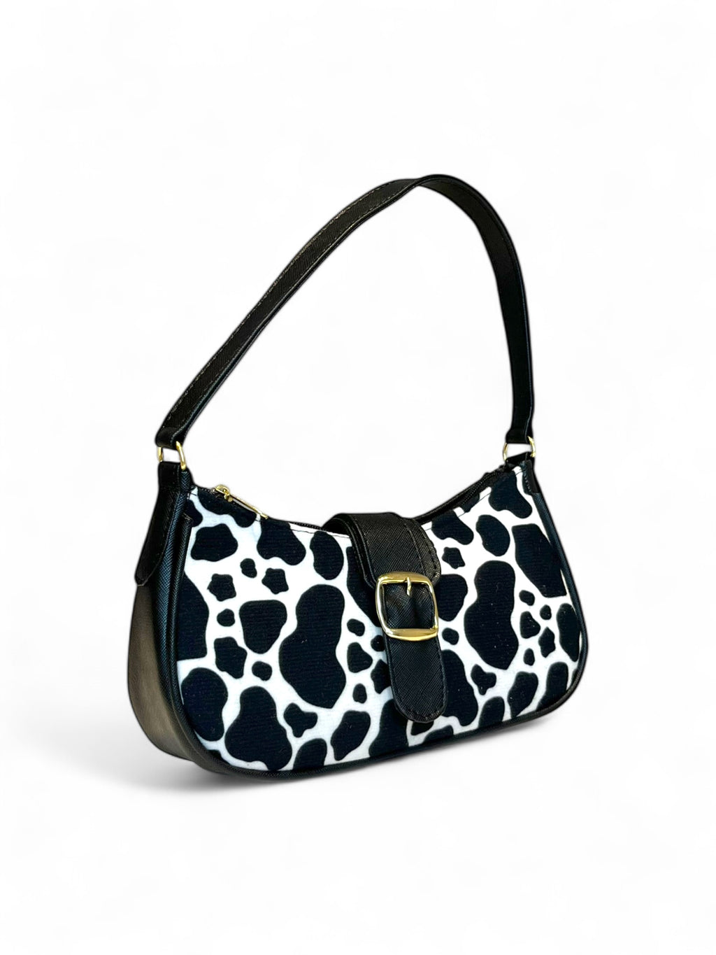 LISBOA – Bolso mini de hombro estilo Hobo con estampado animal print