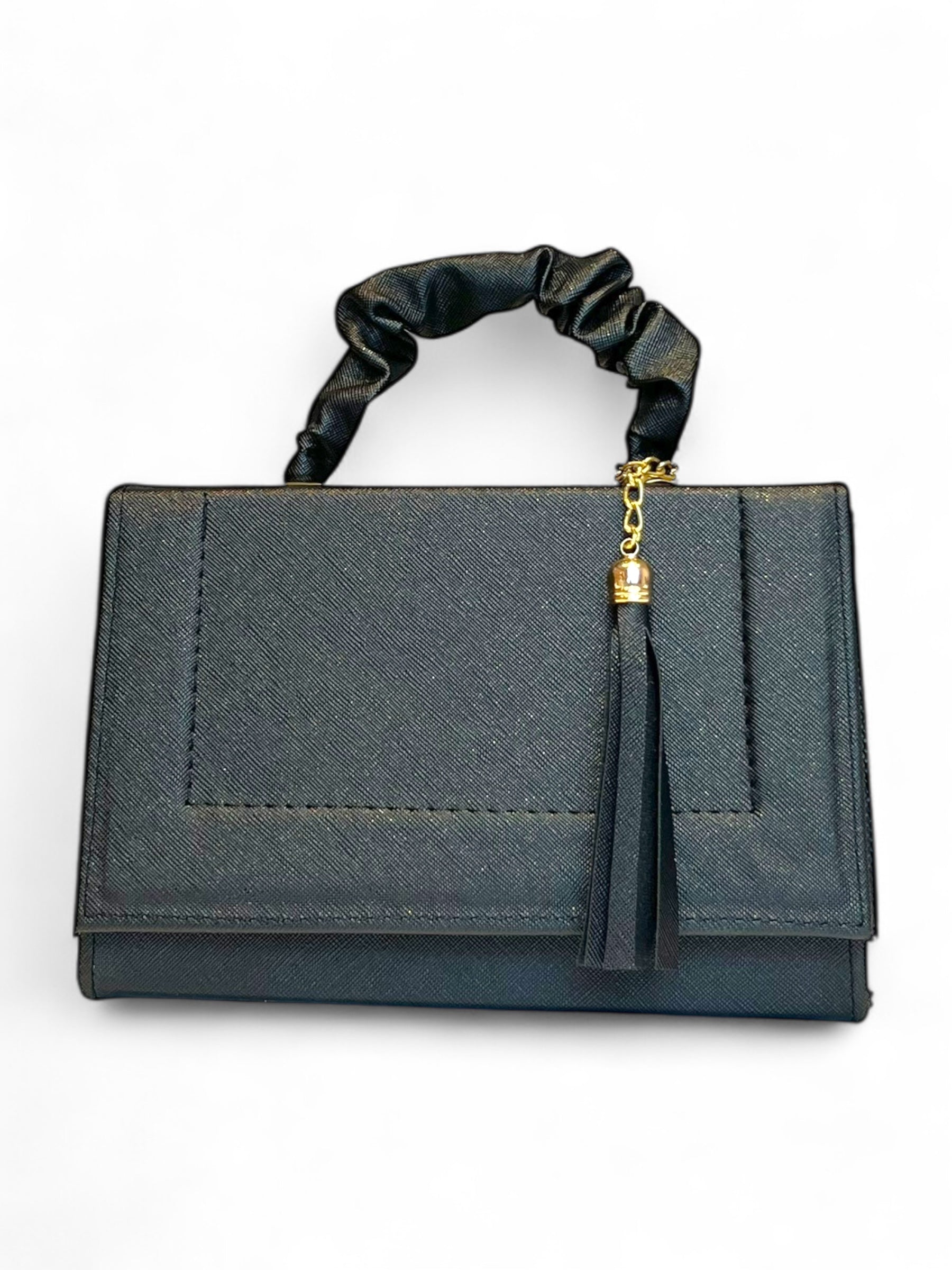 PARÍS – Bolso mini con asa fruncida y borla decorativa