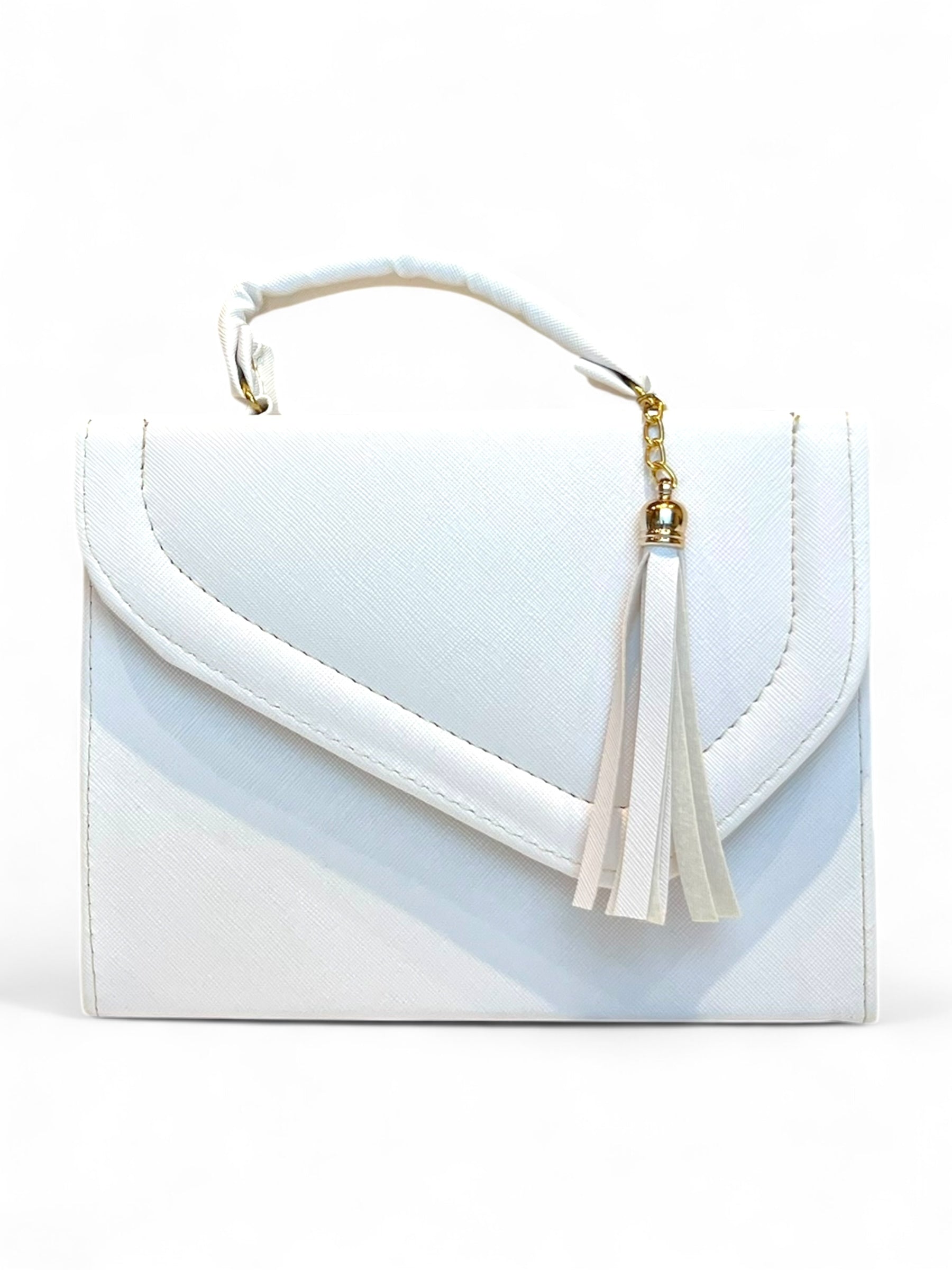 VIENA – Bolso mini crossbody acolchado con borla decorativa