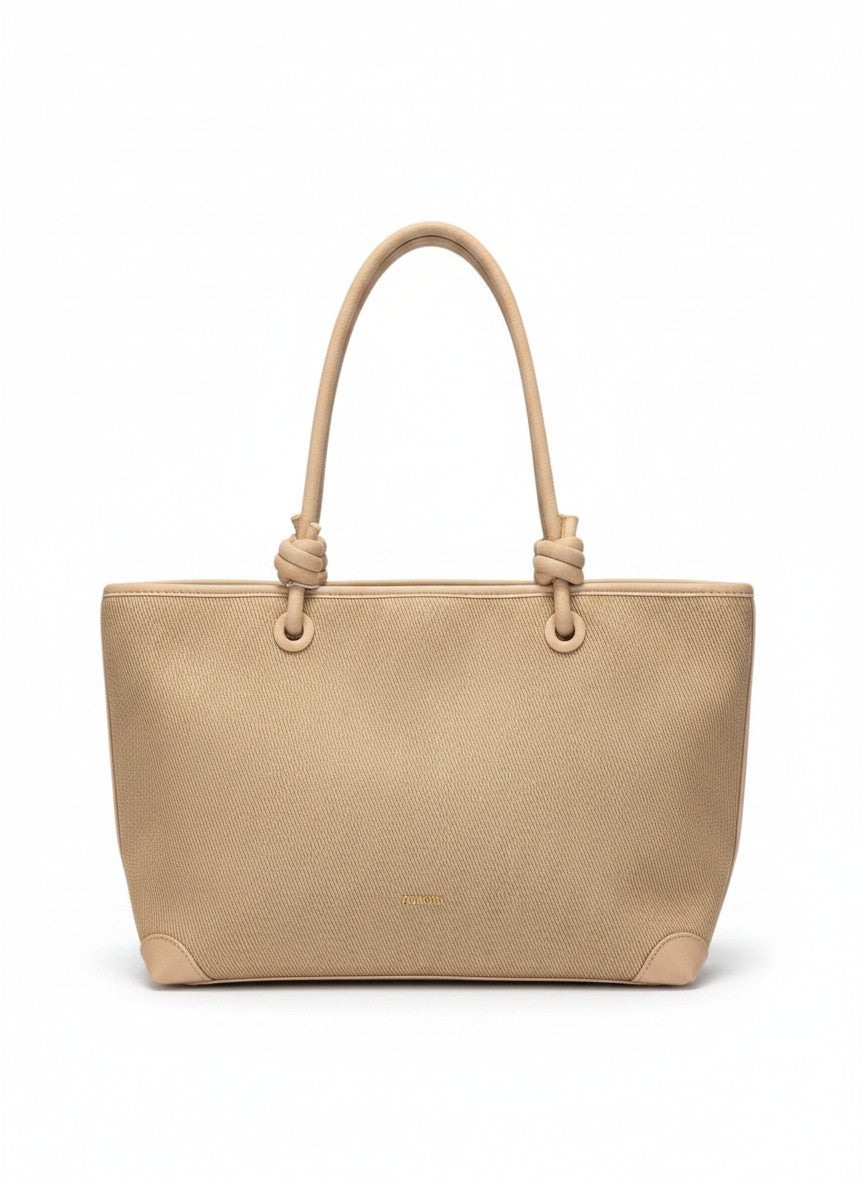 Bolso tejido beige – IBIZA